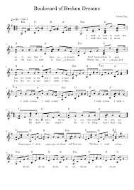Download alles boulevard books, was einmal kultur war, ist heute spektakel, ein kunterbunter. Boulevard Of Broken Dreams Green Day Solo Guitar Sheet Music For Guitar Solo Download And Print In Pdf Or Midi Free Sheet Music For Boulevard Of Broken Dreams By Green Day