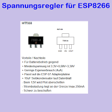 Spannungsregler Fur Esp8266 Ht7333 Tipps Und Tricks Spannungsregler Tipps
