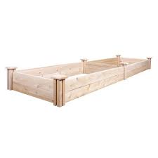 Your raised bed could go in a sunny side yard. Found It At Wayfair Rectangular Raised Garden Raised Garden Planters Cedar Raised Garden Beds Cedar Raised Garden