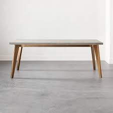 Harper Brass Dining Table With Concrete Top Reviews Cb2 Stone Dining Table Brass Dining Table Concrete Dining Table