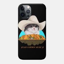 15 cat cowboy hat pictures that will melt your heart. Sad Cat Wearing A Cowboy Hat Crying Meme Sad Cat Cowboy Hat Meme Phone Case Teepublic