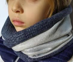 Double-sided Children's Ring Scarf, 3-6 Years Old