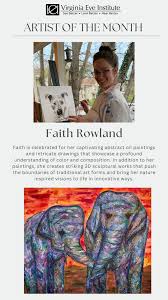 🎨 Meet our Artists of the Month, Faith Rowland and Melissa Casanova! Faith  captivates with her abstract oil paintings, intricate drawings, and  innovative 3D sculptures inspired by nature. 🌿 Melissa blends abstract