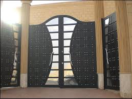ابواب حديد خارجية للشقق 2015 حديد مشغول ميكساتك