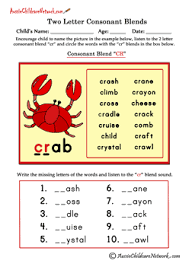 Learn vocabulary, terms and more with flashcards, games and other study tools. Two Letter Blends Aussie Childcare Network