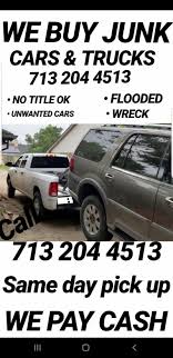 Check spelling or type a new query. We Buy Junk Cars No Title Okcall 713 204 4513compramos Carros Yonkes For Sale In Houston Tx 5miles Buy And Sell