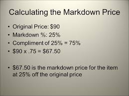Basic Retail Math Mark Ups Mark Downs Ppt Download