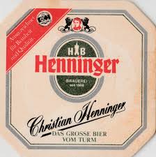 Henninger Beer Label Beer Drink Coasters