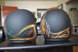 Got Some Pinstriping Pinstriping Designs Pinstriping Helmet Paint
