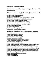 Introducing Yourself In Spanish Spanish Introductions Language Resources How To Introduce Yourself Spanish