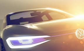 The idea behind the design was to symbolize the efficiency of the electric cars that the company was creating. Vw To Unveil Tesla Model X Killer In Shanghai Global Fleet