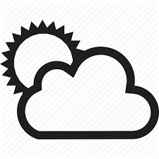 Partly cloudy, weather forecast, weather icon png and vector for. Cloudy Partly Cloudy Sun Sunny Weather Icon Download On Iconfinder