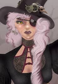 Gothic Steampunk Wall Art Download, Witchy Victorian Portrait Print, Boho  Dark Fantasy Decor, Unique Gift for Steampunk Lovers