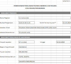 Bayaran penuh dalam ringgit malaysia (rm) akan di kredit ke dalam akaun anda jika anda ada akaun aktif dengan bank panel kami dan nombor pengenalan sama dengan rekod bank. Borang Permohonan Ke Luar Negara Bagi Kakitangan Awam Blog Cikgu Azman