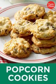 Popcorn Cookies Recette Recette Chewing Gateau