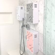Amazon Com The Shlocker Shower Locker Shower Storage Shower Organizer With Suction Cups And Waterproof Combi Shower Storage Shower Organization Shower Caddy
