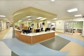 Summa Barberton Hospital Emergencydepartment Nurses Station Hasenstab Architects Healthcare Hospital Interior Design Hospital Design Emergency Department