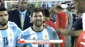 Metlife stadium (east rutherford, new jersey) referee apology for poor english when where you where messi left argentina? Lionel Messi Cries After Losing The Final Of The Copa America 2016 Argentina Vs Chile 2 4 Youtube