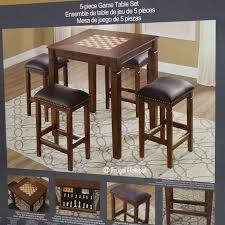 Https Www Frugalhotspot Com Wp Content Uploads 2020 01 Well Universal 5 Piece Game Table Set Costco Jpg In 2020 Table Bar Table