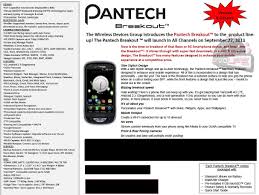 Pantech Breakout Headed to Verizon with ...