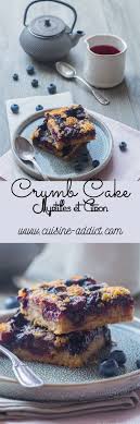 Crumb Cake Aux Myrtilles Recette Smoothie Fruit Delicieux Gateaux Myrtille