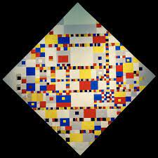 Having arrived in the cultural capital of the united states, the artist almost completely abandoned black, focusing on three primary colours — blue, red and yellow. Victory Boogie Woogie Piet Mondrian Als Kunstdruck Oder Handgemaltes Gemalde