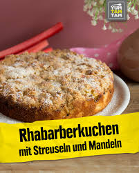 rhabarberkuchen mit streuseln mandeln video rhabarberkuchen rhabarberkuchen mit streusel rhabarber streuselkuchen