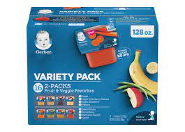Fruit Veggie Favorites Baby Food Variety Pack Gerber