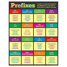 Amazon Com Teacher Created Resources Prefixes Chart 7539