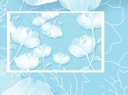 Background biru muda koran sticken co. Custom 3 D Modern Wallpaper Hand Drown Simple Flower Floral Background Biru Muda 817x605 Wallpaper Teahub Io