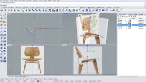 In This Updated Video For V5 Rhino Learn How To Model A Classic Eames Design From Reference Photos The Brazil Wood Chair Wood Chair Design Bent Plywood Chair