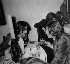 George And John At The Club Arethusa Chelsea During The Apple Tailoring Lunch Time Launch Party 22 May 1968 The Beatles Beatles George Beatles Photos