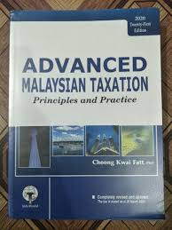 Tax planning is one of such skills. Advanced Malaysian Taxation Principles And Practice 2020 Twenty First Edition Choong Kwai Fatt Tax667 Uitm Textbooks On Carousell