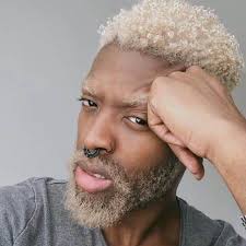 Pretty blonde and redhead women and african american girls on white. 10 Awesome Blonde Hairstyles For Black Guys