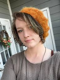 This beret I made makes me feel like a hobbit