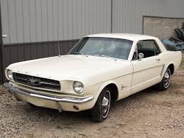 Image result for Wimbledon White 1964 Mustang