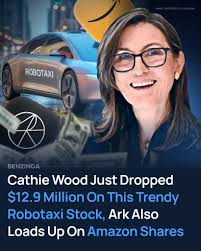 On Tuesday, Cathie Wood-led Ark Invest made notable trades involving  Amazon, Pony AI, and Archer Aviation. These trades reflect Ark's strategic  positioning in key sectors, including e-commerce, autonomous driving, and  aviation technology.