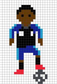 Kylian Mbappe Pixel Art Foot Pixel Art Dessin Pixel Pixel Art Foot