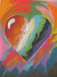 A Glimmer Of Light Heart Art Projects Art Pastel Artwork