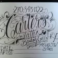 The webs' biggest list of celebrities with tattoos, tattooed historical figures, supermodels, sports and rock stars all with tattoos, lots of pictures! Carter Tattoo Tattoo Parlor