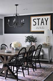 A farmhouse dining room gets a modern, glamorous update. 62 Farmhouse Dining Rooms And Zones To Get Inspired Digsdigs