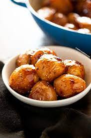 Gamja Jorim Korean Braised Potatoes Recipe Potato Side Dishes Korean Potato Side Dish Korean Side Dishes