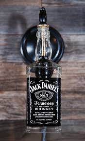Jack Daniels Whiskey Wall Sconce Edison Bulb Included Jack Daniels Jack Daniels Bottle Industrial Wall Lights