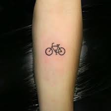 An adding colors is a way to turn your simple tattoo into a real picture. 30 Simple Bike Tattoos
