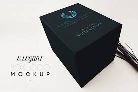 Download Elegant Box Logo Mockup Logo Mockup Box Logo Photoshop Resources
