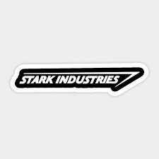 Black And White Brand Stickers Stark Industries Stark Industries Sticker Teepublic Brand Stickers Preppy Stickers Black And White Stickers
