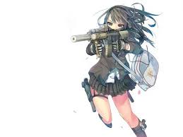 Anime girls with anime guns! Pin On Otaku A Hue 3