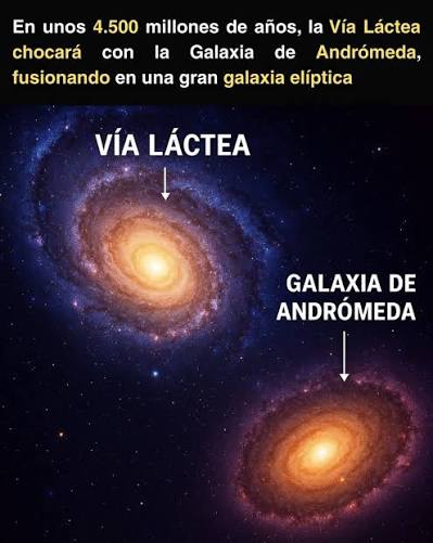 Descubre "El Origen de Lactómeda", producto de la colisión de la Vía Láctea  y la galaxia de Andrómeda que tendrá lugar en 7 mil millones de años. #UAM  #SoyUAM #ConocimientoUAM #Astronomía #Lactómeda #