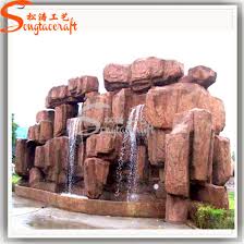 If you have a garden but you don't want to commit a lot income to decorate it, rocks and stones may possibly be a great idea for you. China Decoration Home Artificial Indoor Craft Rock Wall Water Fountain China Water Fountain And Fiberglass Fountain Price