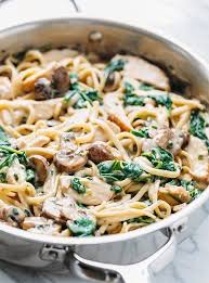 паста с курицей и грибами в сливочном соусе фото рецепт Italyanskaya Pasta S Kuricej I Shampinonami V Slivochnom Souse Recept V 2020 G Pasta S Kuricej Blyuda Iz Pasty Recepty Uzhinov